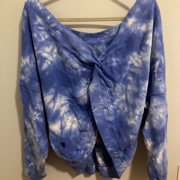 Shibori print workout sweatshirt - Picture 2 of 4